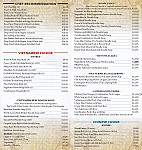 Trang Restaurant menu