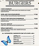 The Wickham menu