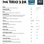 Lennons Pool Terrace and Bar menu