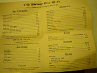 Old Hickory Bar-B-Que menu