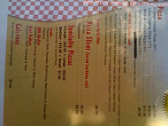 Panny's Pizza menu