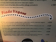 Piadino menu