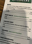 Matties Grill Chill menu