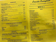 Lincoln Carryouts menu