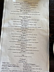 Moscato Italian menu
