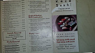 Kaze Sushi Takeout menu