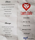 Leo's Cafe menu
