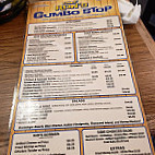 Chef Ron's Gumbo Stop menu
