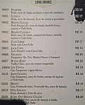 Balco NY 412 menu