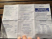Kingsland Vegan Restaurant menu