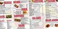 Tacos Burritos Y Mas menu