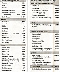 Aldgate Chicken and Seafood menu