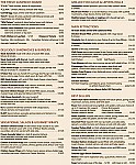 42nd Street Cafe menu