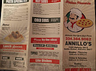 Annillo's Pizzeria menu