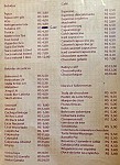 Vintage Restaurante menu