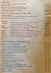 Vintage Restaurante menu
