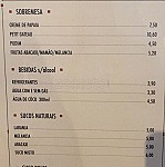 O Bonde menu