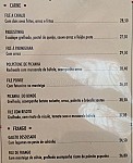 O Bonde menu
