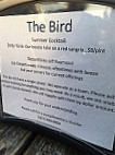 The Bird menu
