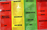 Raj's Kitchen menu