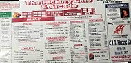 The Hickory Cafe And Arcade menu