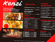 Kenzi Hibachi Express menu