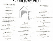 On The Boardwalk Cafe Wine menu