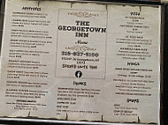 Georgetown Inn menu