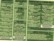 Kelley's Place menu