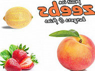 Zeebs. Fruit Ice, Burgers And Fries. food