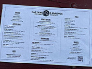 Captain Lawrence Brewing Company menu