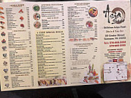 Asia Star menu
