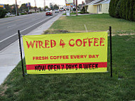 Wired 4 Coffee outside