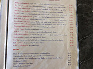 Bubba's Diner menu