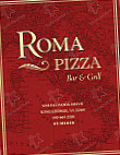 Roma Pizza menu