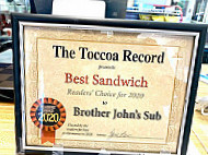 Brother John's Sub Sandwich outside