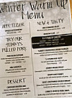 Cabin Grill menu