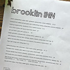 The Brooklin Inn menu