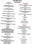 Harrington Arms Gawsworth menu
