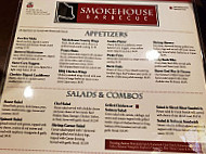 Smokehouse Barbecue-gladstone Mo menu