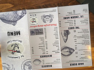 The Commander's Shellfish Camp menu