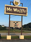 Mr Waffle outside