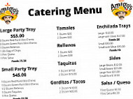 Amigo's Mexican Food menu