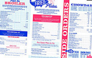 Seafood Sams South Yarmouth menu