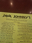 Java Johnny's menu