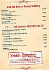 Schuetzenhaus menu