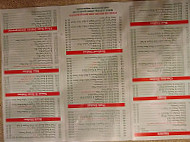 Wong's menu