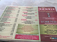 Kamble menu