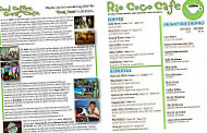 Rio Coco Cafe Roastery menu