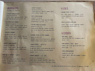 Maidens Lane menu